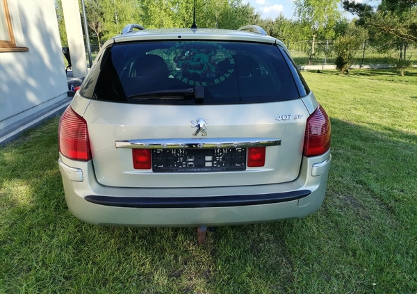 Peugeot 407 cena 11900 przebieg: 201000, rok produkcji 2007 z Sieraków małe 137